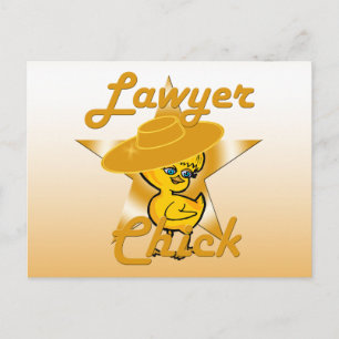 Lacrosse Chick  Postcard