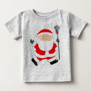 Lacrosse Christmas Baby T-Shirt