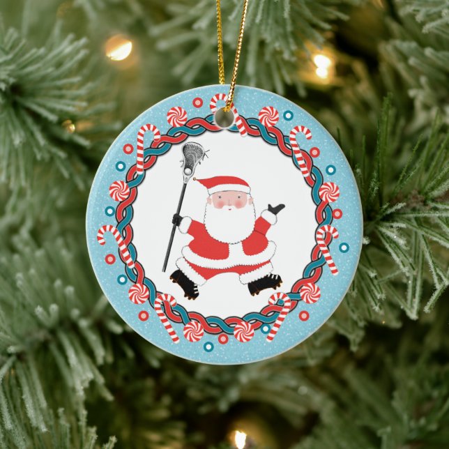 Lacrosse Christmas Collectable 2023 Ceramic Ornament (Tree)