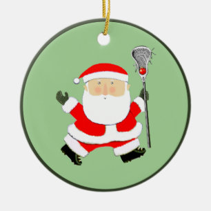 Lacrosse Christmas Collectable Ceramic Ornament