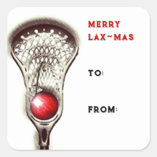 Lacrosse Christmas gift tags