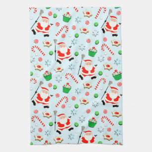 Lacrosse Christmas Holiday Gifts Kitchen Towel