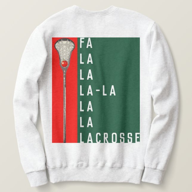 Lacrosse Christmas Sweatshirt (Design Back)