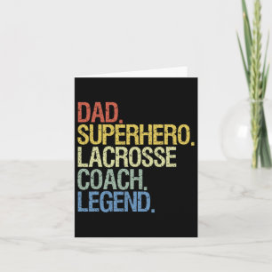 Lacrosse Coach Card