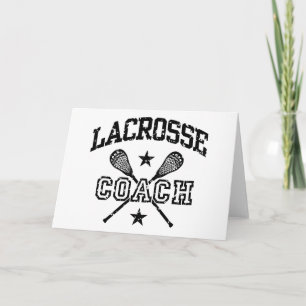 Lacrosse Coach Card