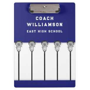 Lacrosse Coach Clipboard