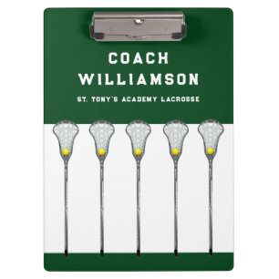 Lacrosse Coach Clipboard