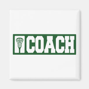 Lacrosse Coach - green Magnet