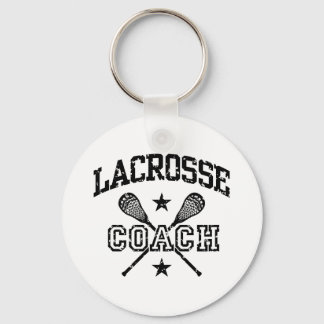 Lacrosse Coach Keychain
