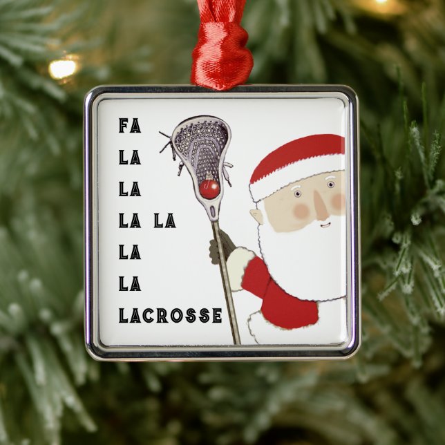 Lacrosse Collectable Metal Ornament (Tree)