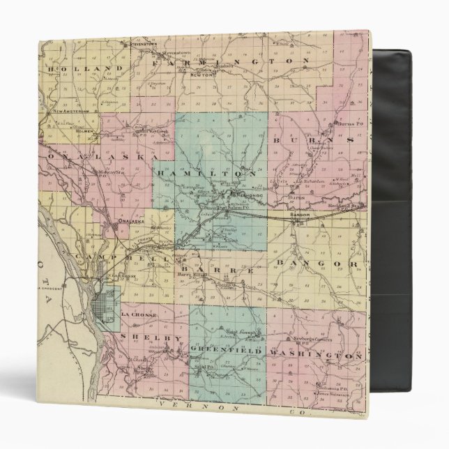 Lacrosse County, Wisconsin Binder (Front/Inside)