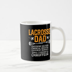 Lacrosse Dad Cheering Section Financial Investor F Coffee Mug