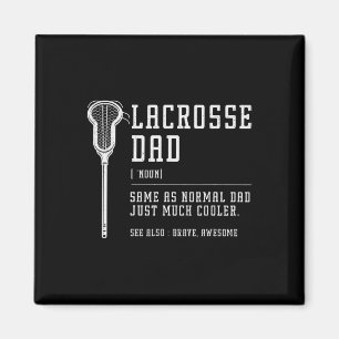 Lacrosse Dad Daddy Quote Definition Men Vintage Magnet