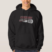 Lacrosse Dark Hooded Sweatshirt