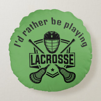 Lacrosse Design  Round Pillow