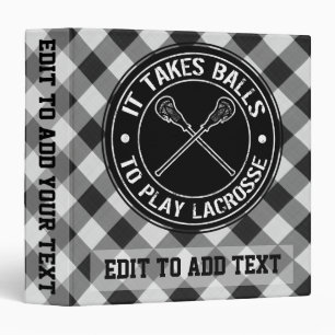 Lacrosse Design Trading Card Album Classeur