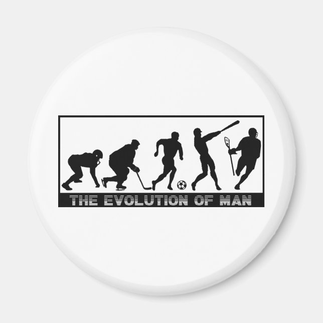 Lacrosse Evolution Magnet (Front)