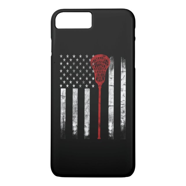 Lacrosse Flag Case-Mate iPhone Case (Back)