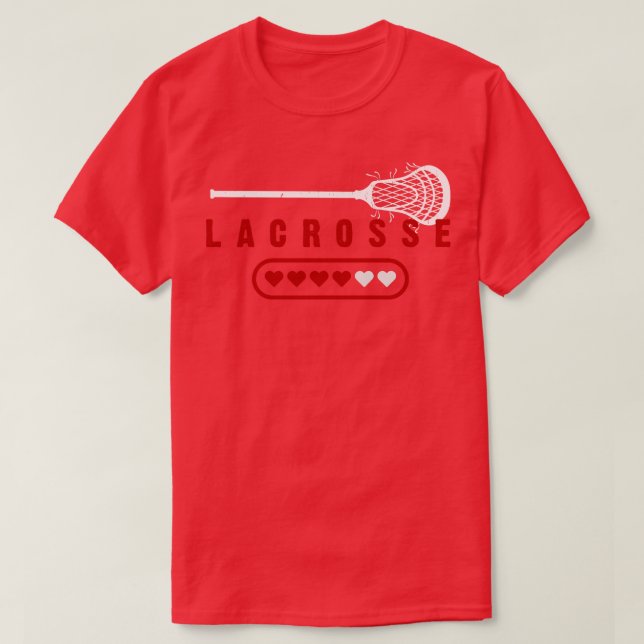 Lacrosse Funny Lacrosse Player T-Shirt (Design Front)