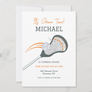 Lacrosse Game Invitation