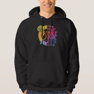 Lacrosse Girl Player  Lax Team I Play Like A Girl Hoodie