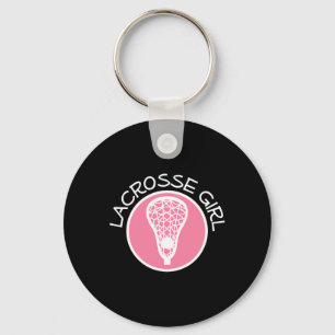 Lacrosse Girl Sports Team Cute Keychain
