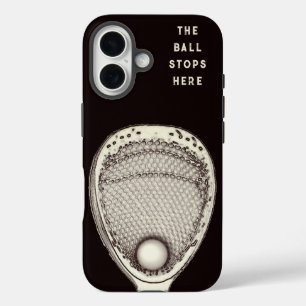 Lacrosse Goalie iPhone 16 Case