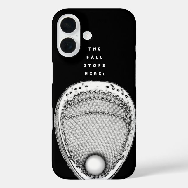 Lacrosse Goalie Case-Mate iPhone Case (Back)