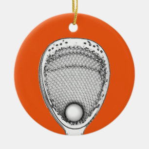 Lacrosse Goalie Ceramic Ornament
