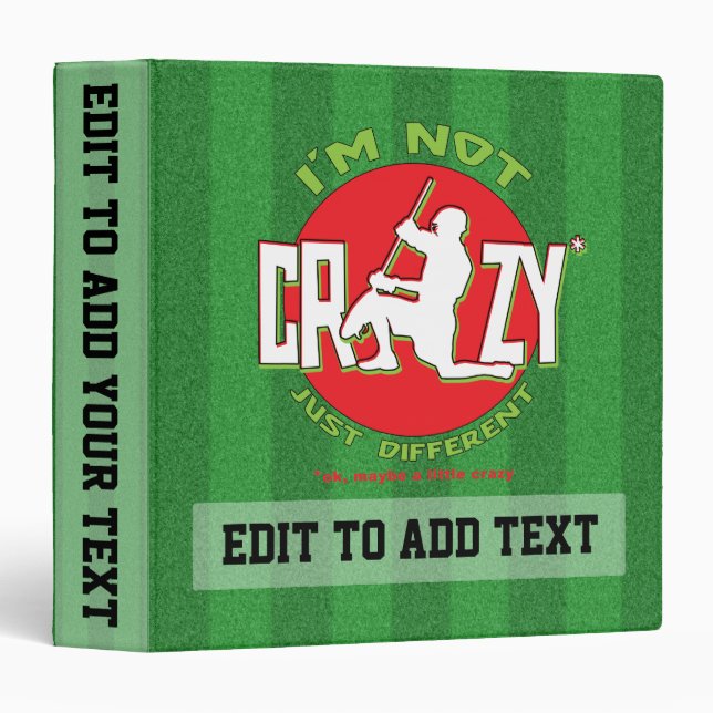 Lacrosse Goalie Customizable Binder (Front/Spine)