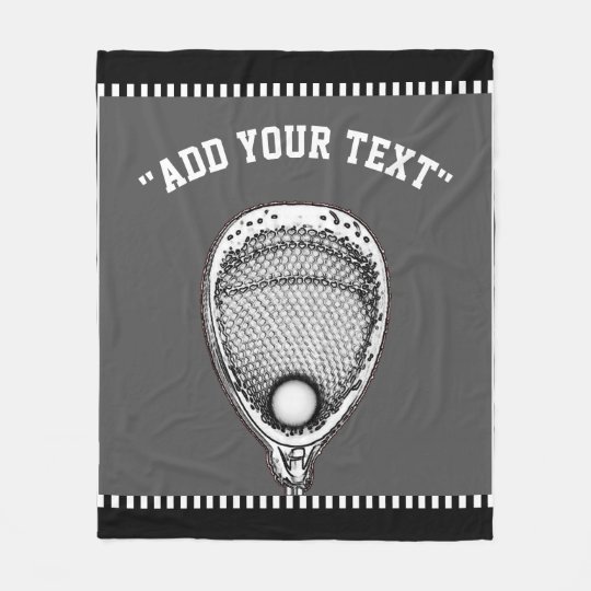 Lacrosse Goalie Fleece Blanket