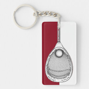 Lacrosse Goalie Keepsake Keychain