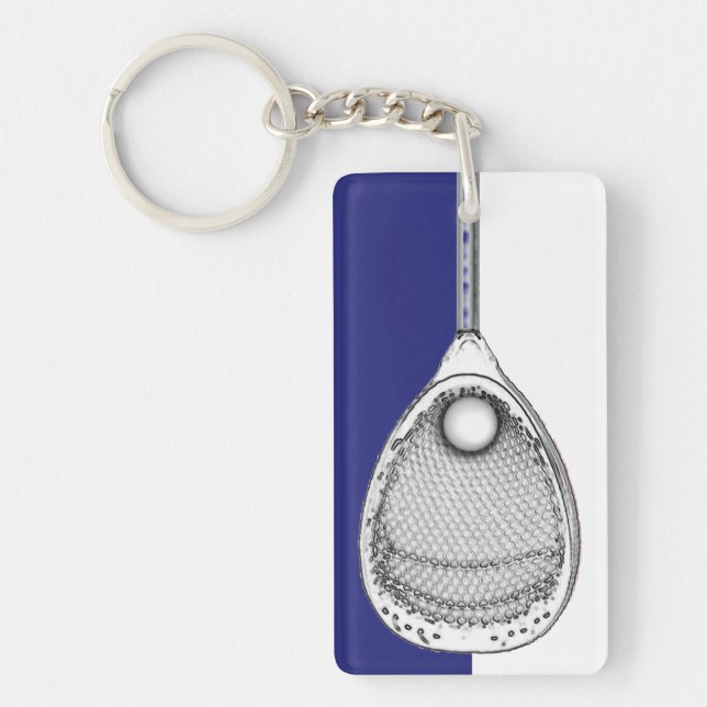 Lacrosse Goalie Keepsake Keychain (Front)