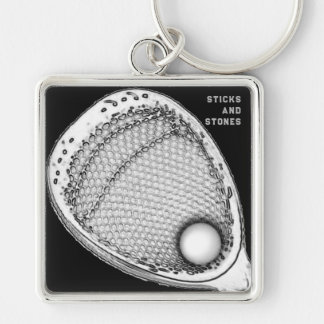 Lacrosse Goalie Keychain