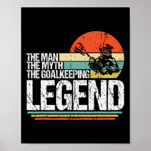 Lacrosse Goalie Lax Goalkeeper Funny Lacrosse Play Poster