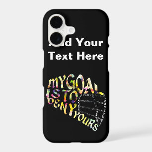 Lacrosse Goalie Mask Typography Phone Cover
