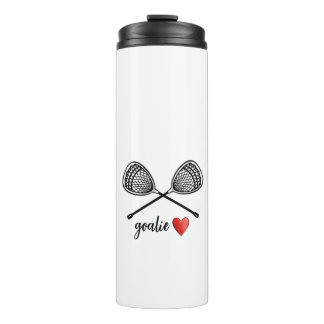 Lacrosse Goalie Tumbler-Crossed Goalie Sticks Thermal Tumbler