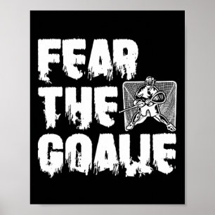 Lacrosse Goalkeeper Funny Lax Player Stick Lacross Poster