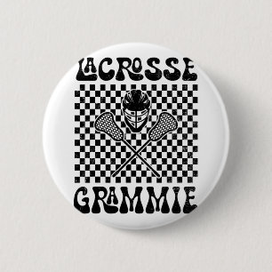 Lacrosse Grammie Lacrosse Lover Mothers Day 2 Inch Round Button