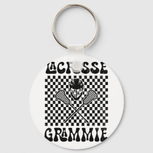 Lacrosse Grammie Lacrosse Lover Mothers Day Keychain