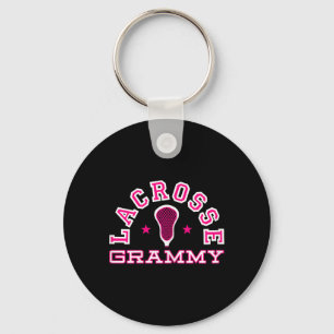 Lacrosse Grammy Grandparent Proud Grandma Lax Gran Keychain