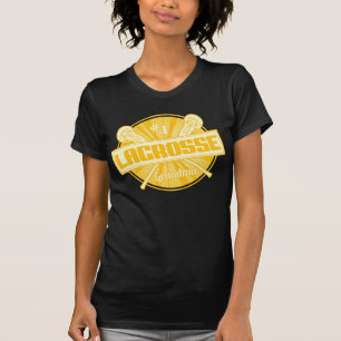 Lacrosse Grandma Name & Number Back Print Tee