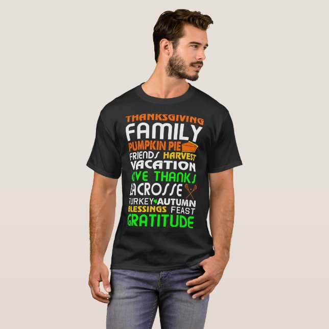 Lacrosse Halloween Christmas Gift Tshirt (Front Full)