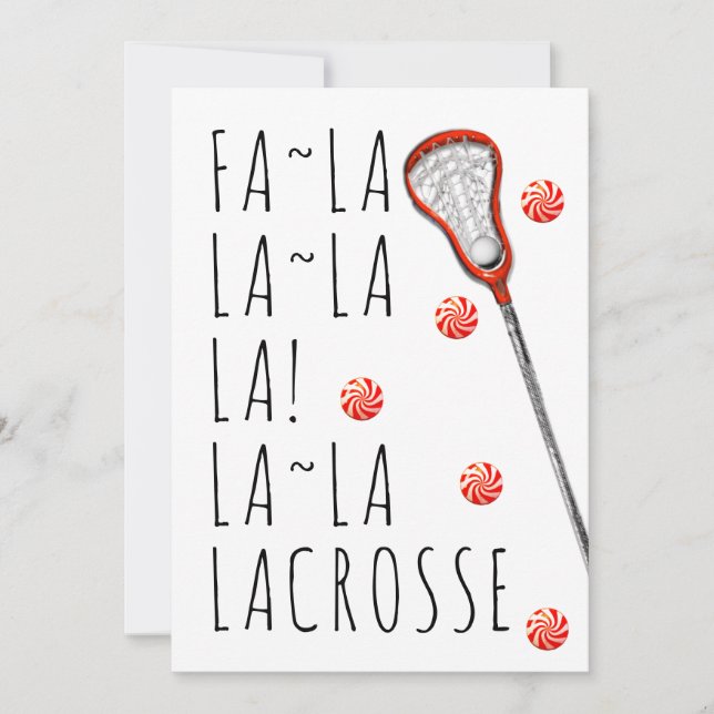 Lacrosse Holiday Card (Front)