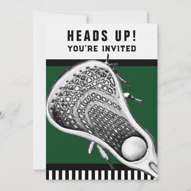 Lacrosse Invitations (Front)