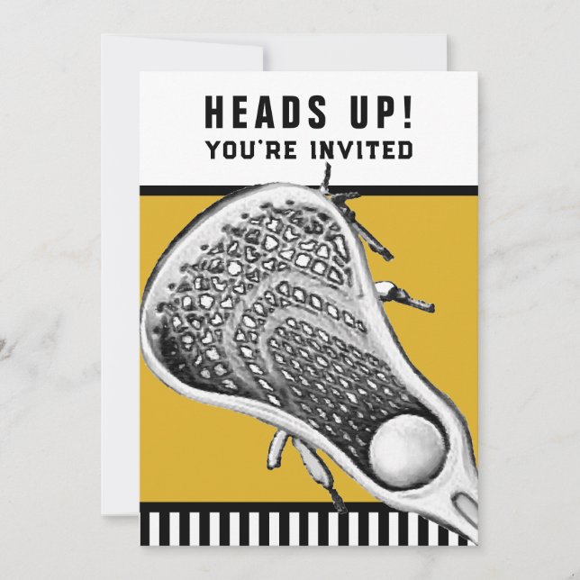 Lacrosse Invitations (Front)