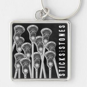 Lacrosse Keychain