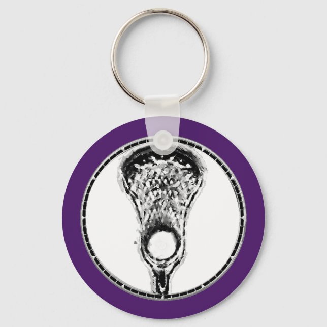 Lacrosse Keychain (Front)