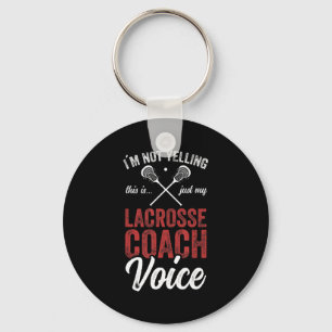 Lacrosse LAX American Flag  Keychain
