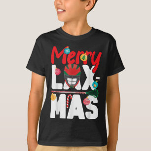Lacrosse Lax Christmas Merry Lax-mas T-Shirt